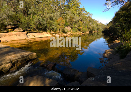 Georges River, Ingleburn, Sydney, New South Wales, Australia Stock Photo