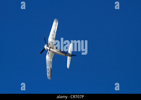 Goodyear Corsair FG-1D 'whispering death' fighter bomber Stock Photo