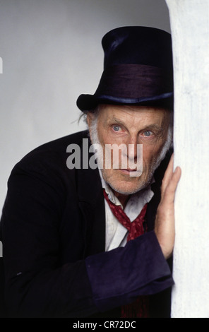 Rubes, Jan, 6.6.1920 - 29.6.2009, Canadian actor and singer (bass), portrait, during making of the TV movie 'By Way of the Stars', Ceske Budejovice, 1992, Stock Photo