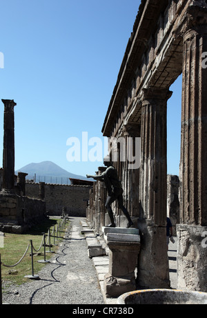 Temple of Apollo, Pompeii, Italy Stock Photo