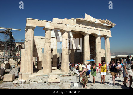 Greek Art. The Propylaea. In 437 BC Mnesicles started building the ...
