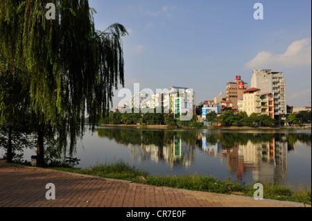 Vietnam, Hanoi, Ho Tay (West Lake) Stock Photo