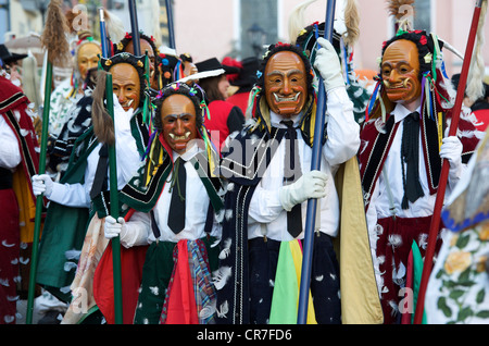 Germany, Baden-Wuerttemberg, Rottweil, the carnival, Rottweiler Narrenzunft Stock Photo
