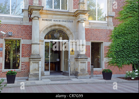Robert Koch Institute, RKI, building, main entrance, Berlin, Germany, Europe Stock Photo