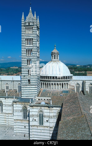 Italy, Tuscany, Siena, UNESCO World Heritage, Our Lady of the Assumption cathedral, the Duomo Stock Photo