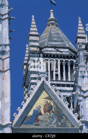 Italy, Tuscany, Siena, UNESCO World Heritage, Our Lady of the Assumption cathedral, the Duomo Stock Photo