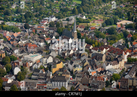 Aerial view, Schwerte, Ruhr Area, North Rhine-Westphalia, Germany, Europe Stock Photo