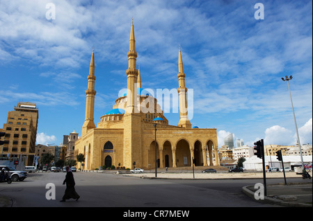 Lebanon, Beirut, Al-Omari Mosque Stock Photo