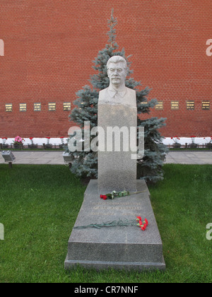 Stalin, Josef, 18.12.1878 - 5.3.1953, Soviet politician (KPdsU), Kremlin Wall, Joseph Stalin tomb, Moscow, Russia, Stock Photo