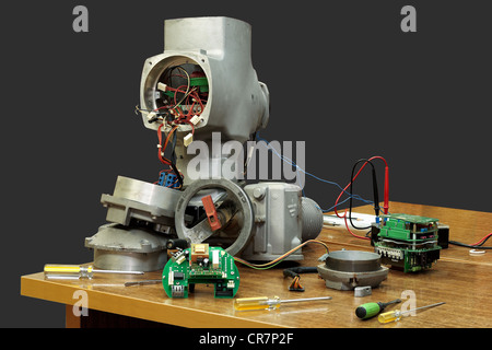 automatic, automation, circuit, electrical, electro, instrument, management, power, relay, scheme, semiconductor, structure, swi Stock Photo