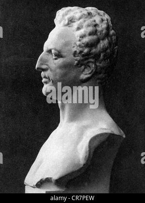 Lassalle, Ferdinand, 11.4.1825 - 31.8.1864, German politician (ADAV), portrait, bust, 19th century, Stock Photo