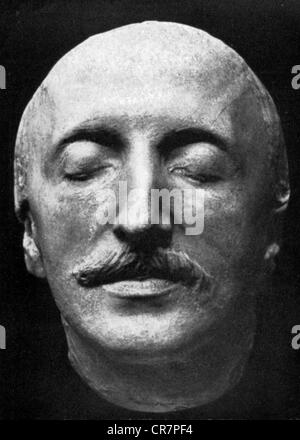 Lassalle, Ferdinand, 11.4.1825 - 31.8.1864, German politician (ADAV), death mask, 1864, Stock Photo
