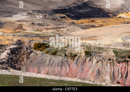 A sand and gravel quarry in Dorset UK Stock Photo