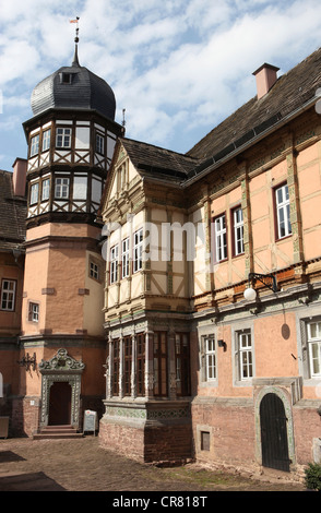 Schloss Bevern Castle, Weser Renaissance, Bevern, Weserbergland, Lower Saxony, Germany, Europe Stock Photo