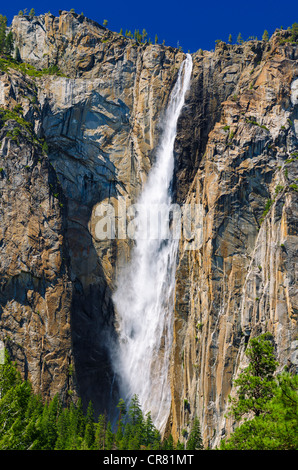 Ribbon Falls, Yosemite National Park, California USA Stock Photo