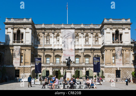 The Royal Academy of Arts, Burlington House, Piccadilly, London, England, United Kingdom, Europe Stock Photo