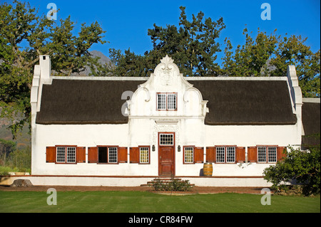 South Africa, Western Cape, Stellenbosch, Blauwinkel wine estate, dutch architecture Stock Photo