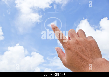 Press Play Stock Photo