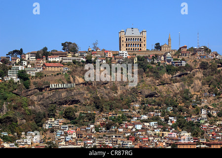 Capital city of Antananarivo, Tana, Madagascar, Africa Stock Photo