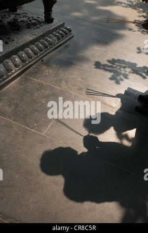 Buddhist temple, Guang-Ji Temple, in Xicheng district, Beijing, China Stock Photo