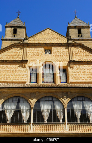 Spain, Andalusia, province of Jaen, Ubeda, city UNESCO World Heritage, Hospital de Santiago built between 1562 and 1575 and Stock Photo