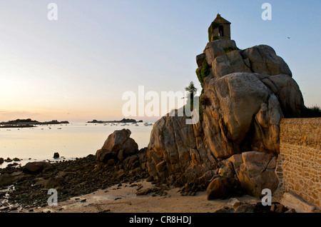 France, Cotes d'Armor, Port Blanc Stock Photo