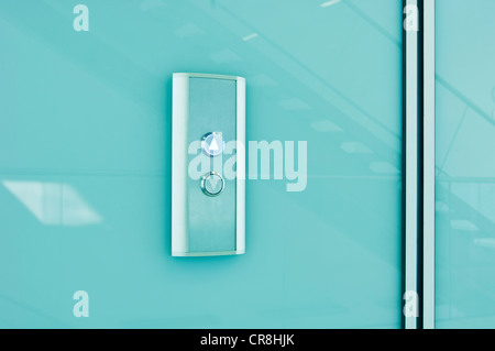 Elevator controls in modern office block Stock Photo