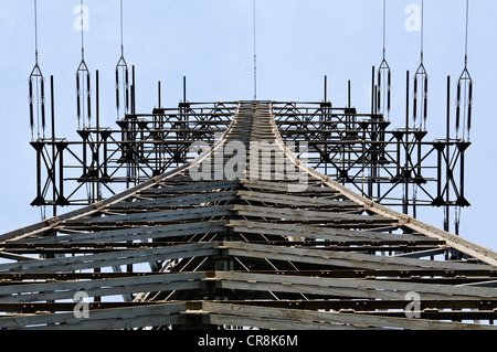 Electricity pylon, high voltage, Germany, Europe Stock Photo