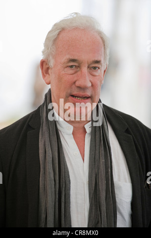 Simon Callow, English actor and author writer pictured at The Telegraph Hay Festival 2012, Hay-on-Wye, Powys, Wales, UK Stock Photo