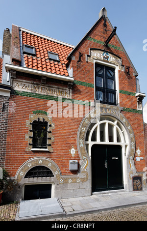 Azijnfabriek, former vinegar factory in the Art Nouveau style, Pijpstraat, Middelburg, Walcheren, Zeeland, Netherlands, Europe Stock Photo