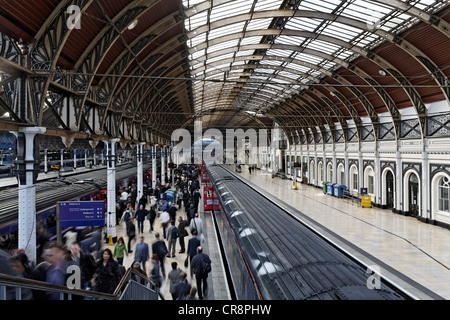 Historic main hall, railway terminus London Paddington station, London, England, United Kingdom, Europe Stock Photo