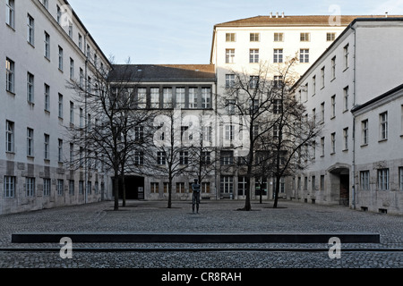 Bendlerblock, courtyard with the Memorial to the German Resistance, Berlin-Mitte, Germany, Europe Stock Photo