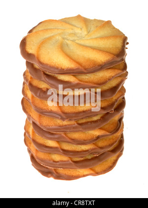 Viennese Swirl Biscuits Stock Photo