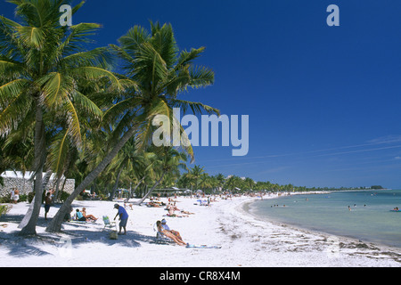 Smathers Beach, Key West, Florida Keys, Florida, USA Stock Photo