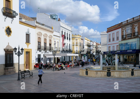Plaza del Socorro, Ronda, Malaga Province, Andalusia, Spain, Europe Stock Photo