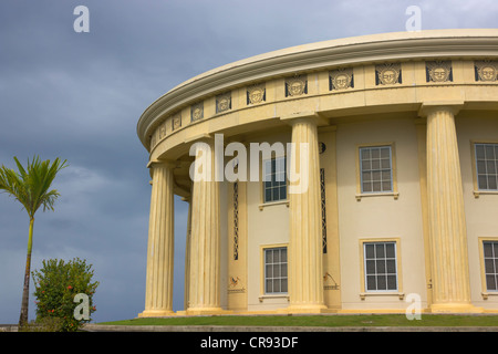 The new $27 million National Capitol complex on the island of Babeldaob, in Melekeok, Palau Stock Photo