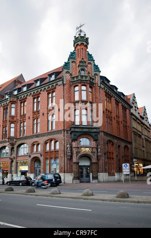 Historic building of the Raths-Apotheke, pharmacy, Hannover, Hanover, Lower Saxony, Germany, Europe Stock Photo