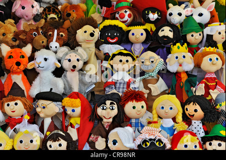 Rag dolls, Auer Dult, Munich, Bavaria, Germany, Europe Stock Photo