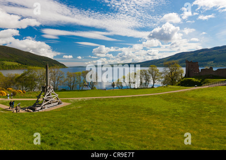 Urquhart castle, Loch Ness, Scotland, United Kingdom, Europe Stock Photo