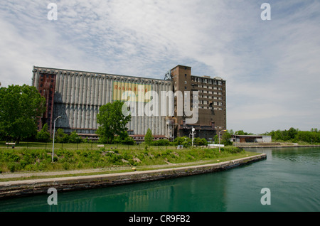 New York, USA/Canada, Welland Canal. Stock Photo