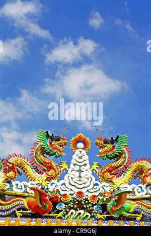 Chinese dragon is a symbol of the Emperor Stock Photo