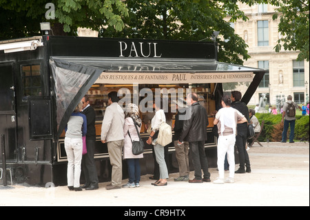 Paris, France - Paul Boulangerie outdoors Stock Photo