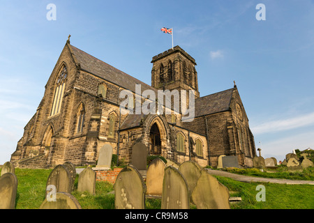 St Hilary's Church, Wallasey is in the town of Wallasey, Wirral, England. Stock Photo