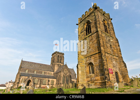 St Hilary's Church, Wallasey is in the town of Wallasey, Wirral, England. Stock Photo