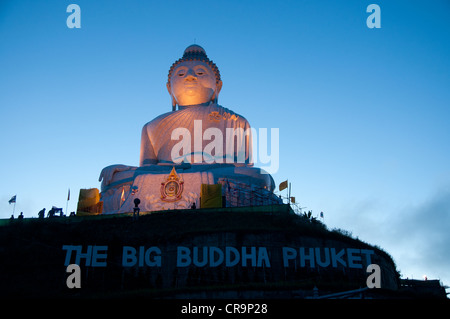 The Big Buddha monument at dawn on Phuket, Thailand