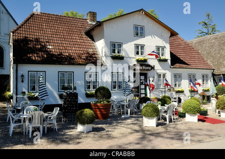 Schlie Krog restaurant, Sieseby on the Schlei river, Thumby, Rendsburg-Eckernfoerde district, Schleswig-Holstein Stock Photo