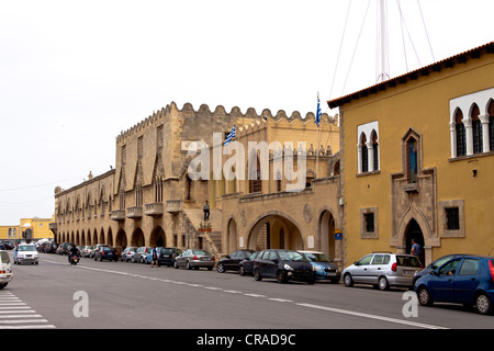 Governor's Palace, city of Rhodes, Rhodos, Greece, Europe Stock Photo