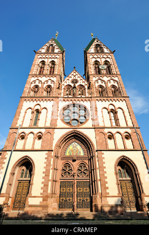 The Twin Steeples Of The Church Of The Sacred Heart Of Freiburg, Black 