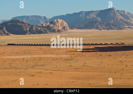 Phosphorus train, Wadi Rum, Jordan, Middle East Stock Photo