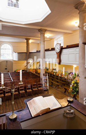 John Wesley's Chapel, The New Room, Bristol, the oldest Methodist Chapel in the world (originally built in 1739). Stock Photo